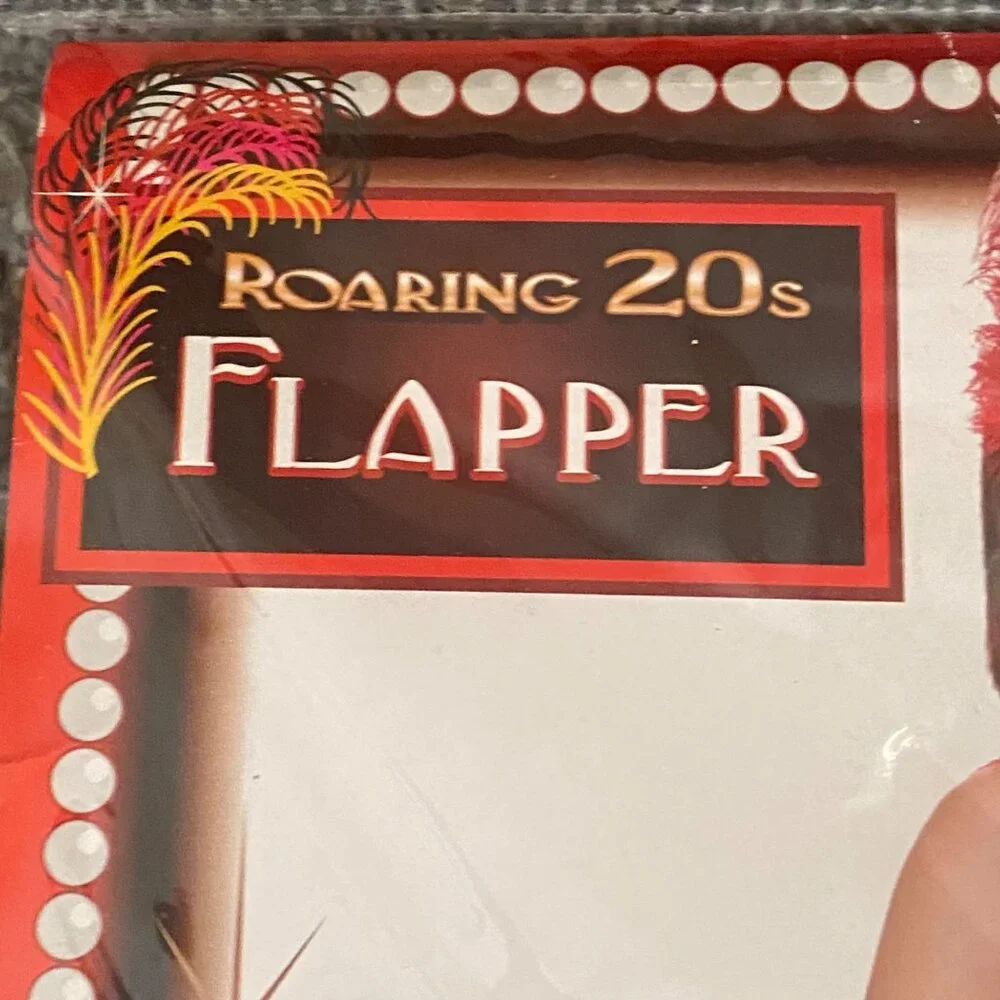 Roaring 20s Flapper Costume Child Large‎ 12-14 Halloween Dress NEW